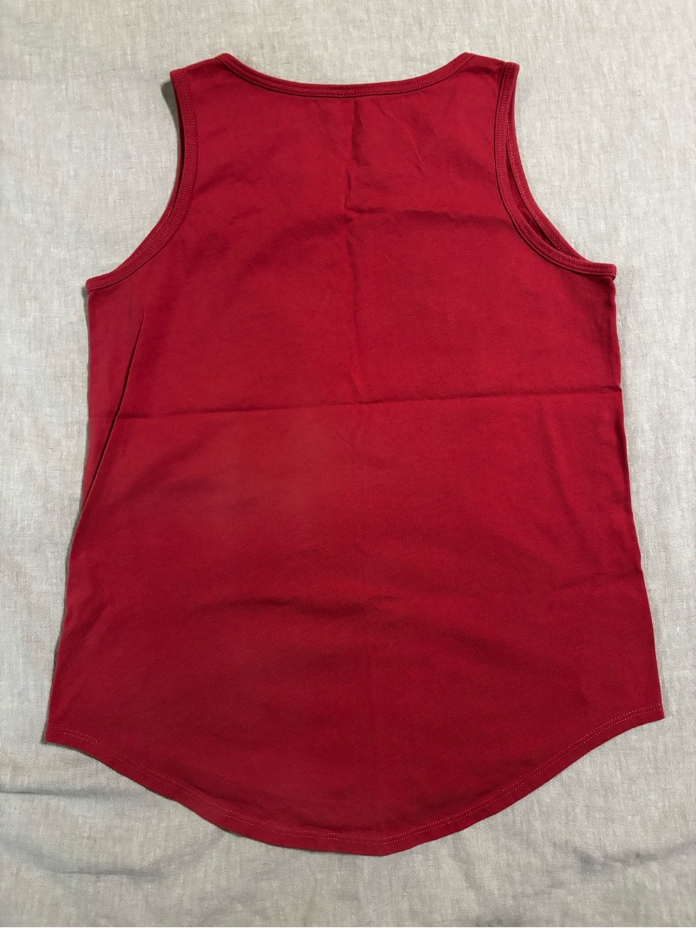 Life Is Good Red Tank Top with Flag Sunflower Graphic - Picture 4 of 4